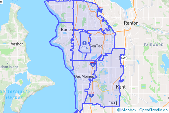 Service Area Map