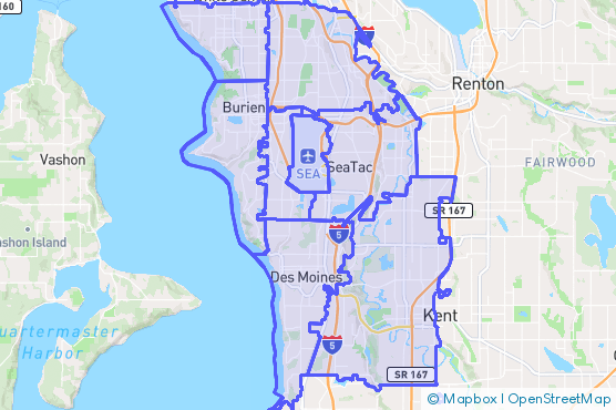 Service Area Map