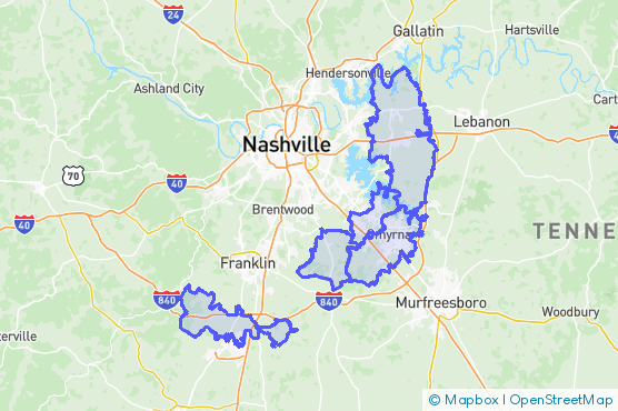 Service Area Map