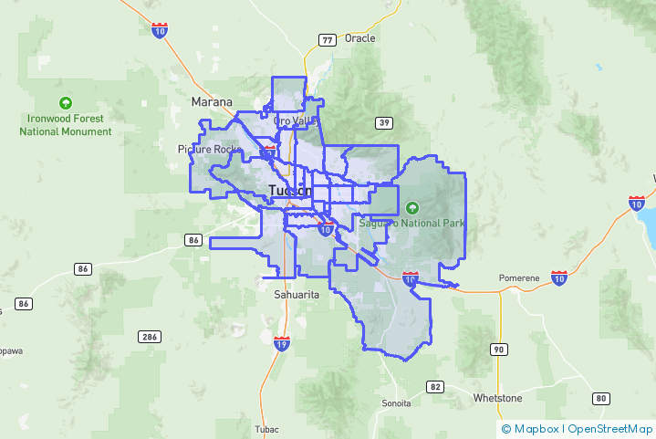 Service Area Map