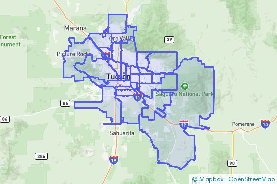 Service Area Map