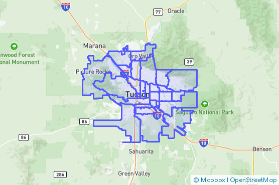 Service Area Map