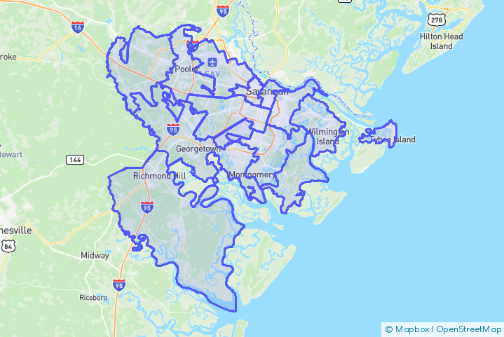 Service Area Map