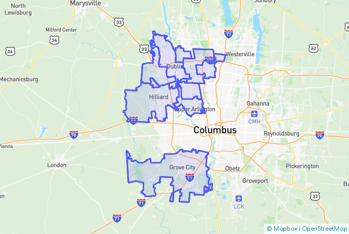 Service Area Map