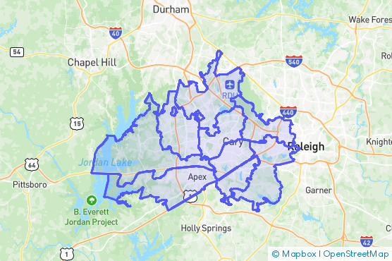 Service Area Map