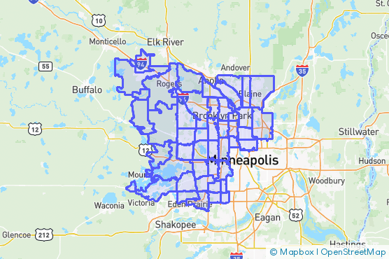 Service Area Map