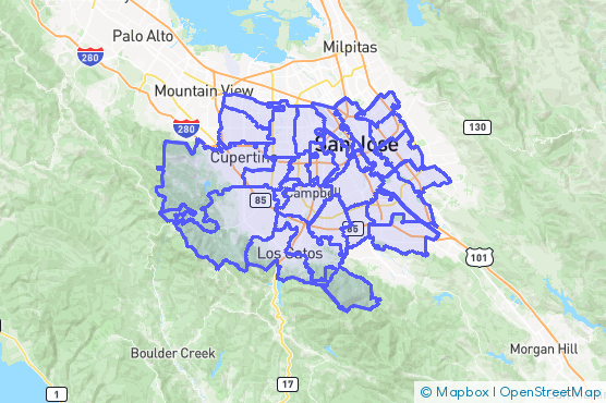Service Area Map