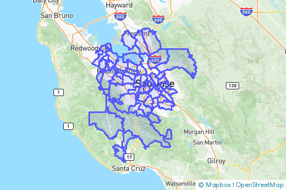 Service Area Map