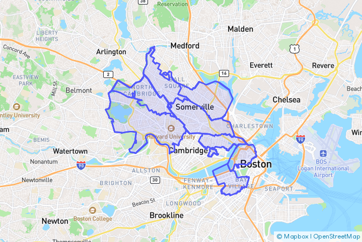 Service Area Map