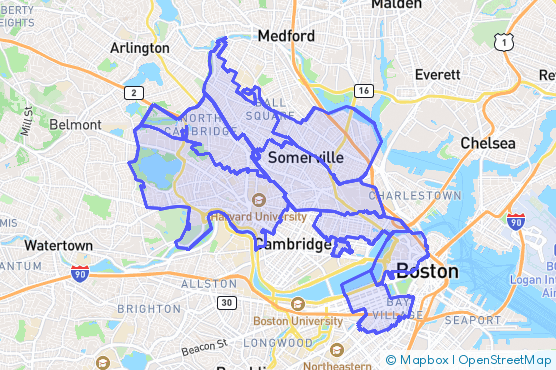 Service Area Map