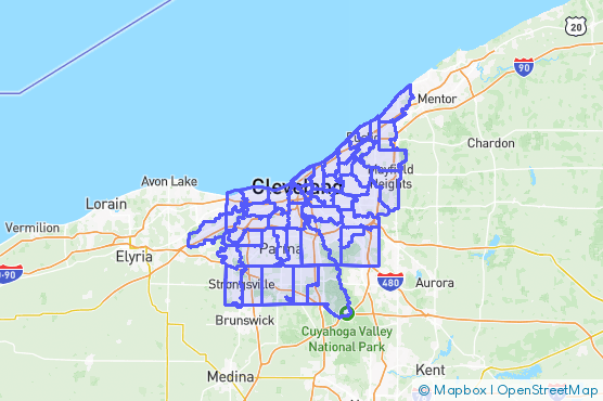 Service Area Map