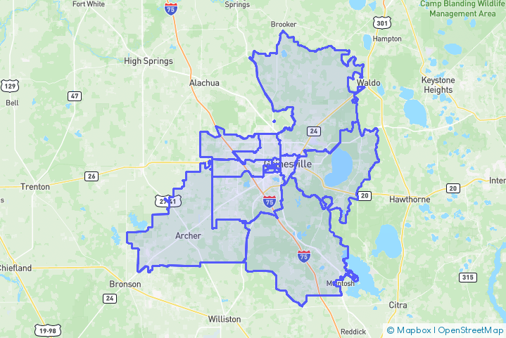 Service Area Map