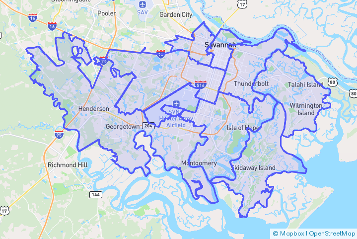 Service Area Map