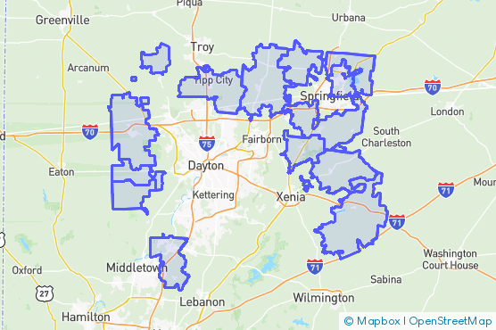 Service Area Map