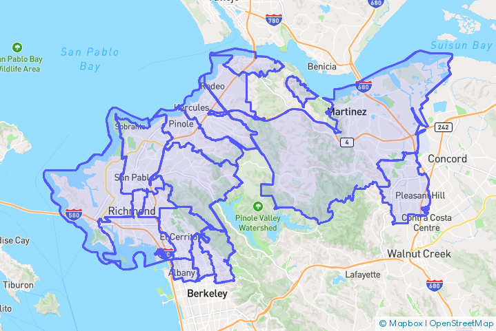Service Area Map