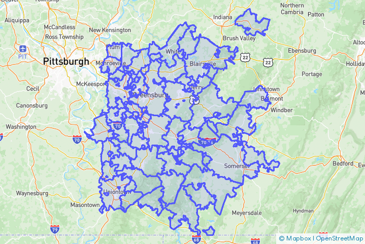 Service Area Map