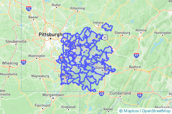 Service Area Map