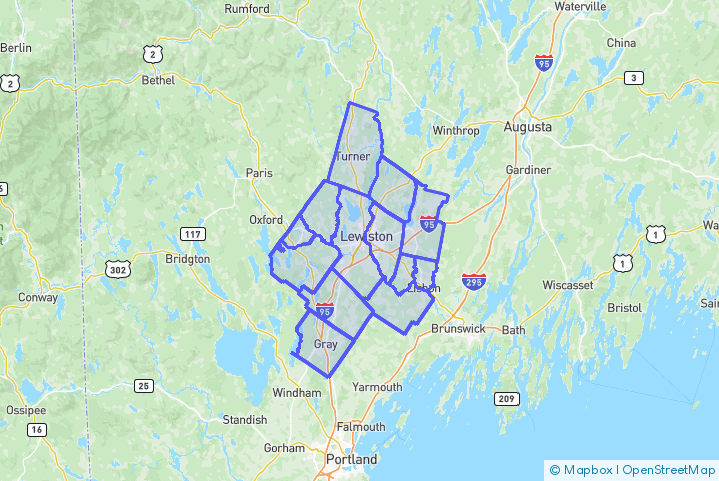 Service Area Map