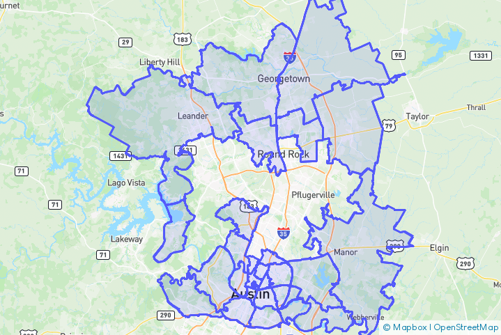 Service Area Map