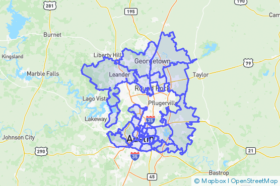 Service Area Map
