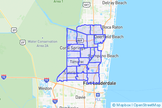 Service Area Map