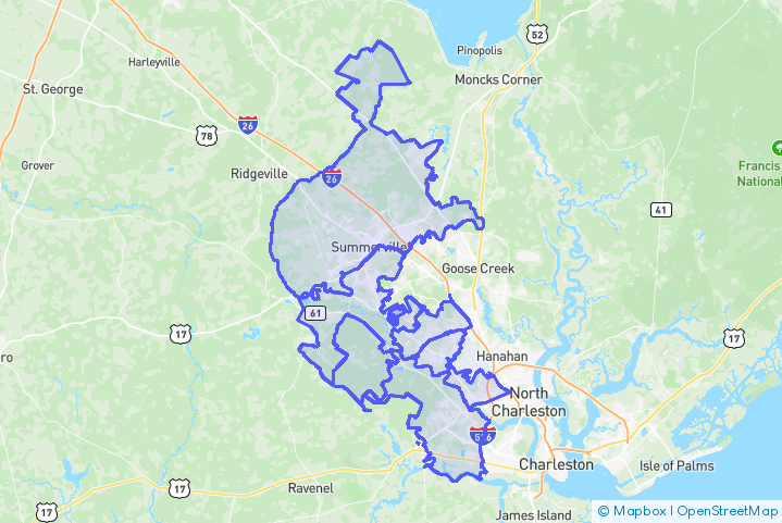Service Area Map
