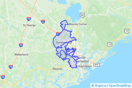Service Area Map