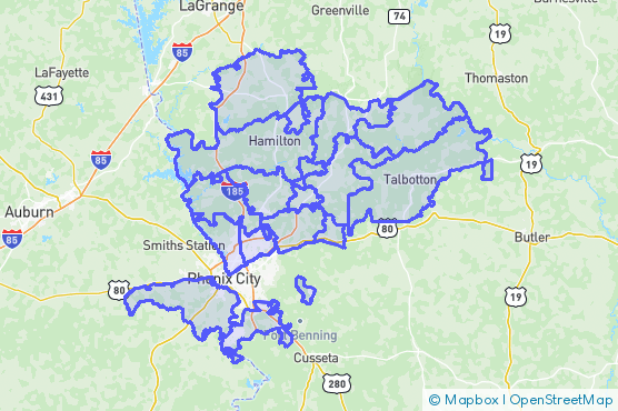 Service Area Map