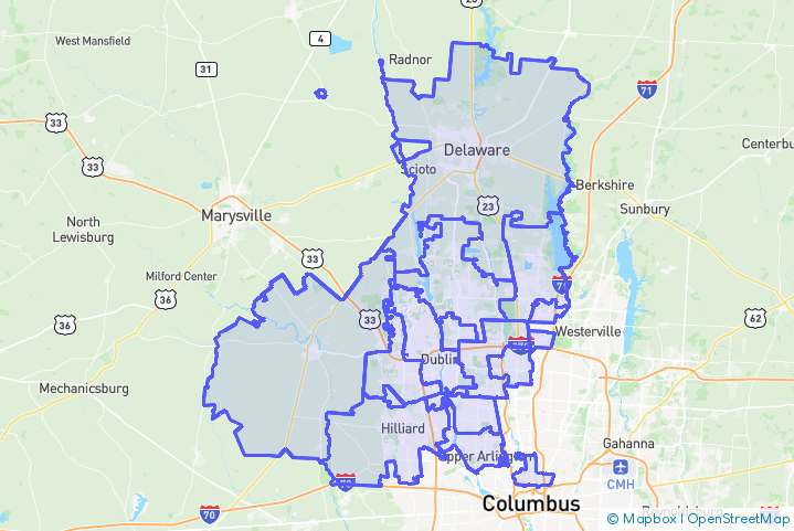Service Area Map
