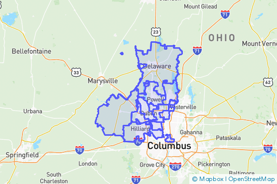 Service Area Map