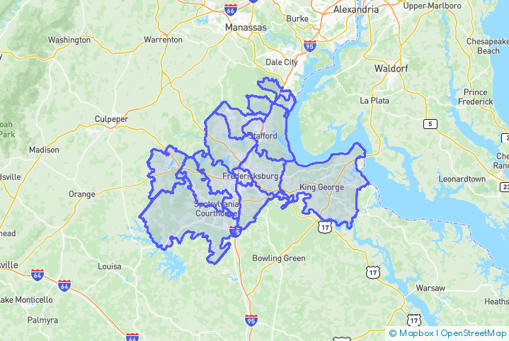 Service Area Map