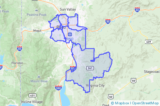 Service Area Map