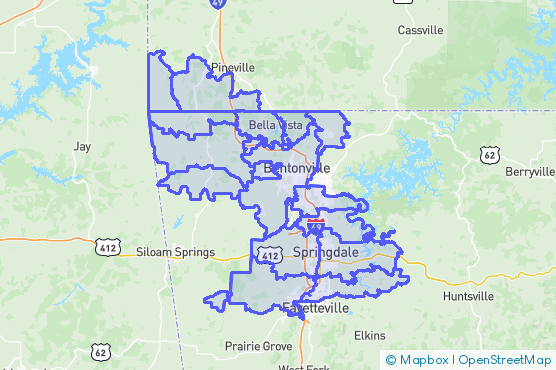 Service Area Map