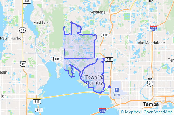 Service Area Map