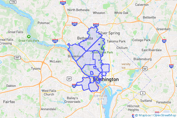 Service Area Map