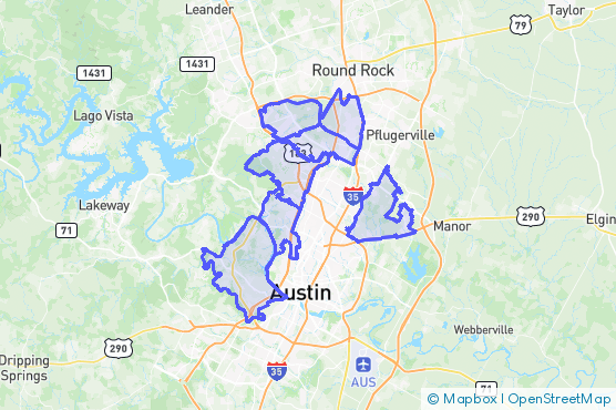 Service Area Map