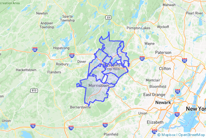 Service Area Map