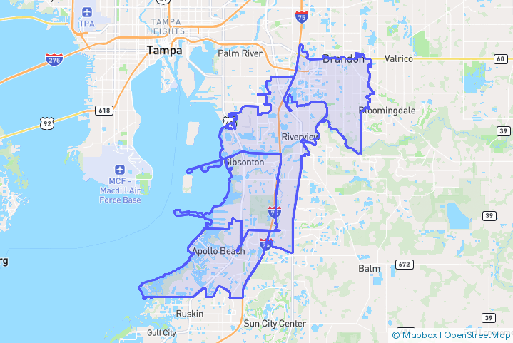 Service Area Map