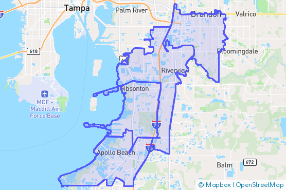 Service Area Map