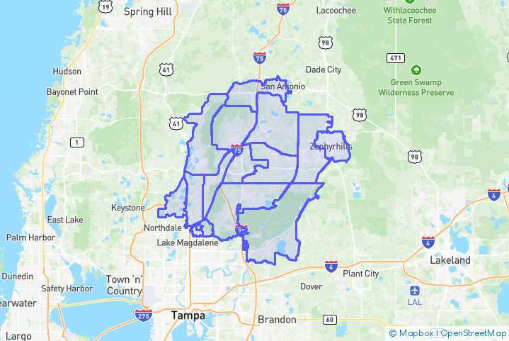 Service Area Map