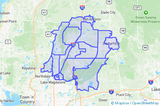 Service Area Map