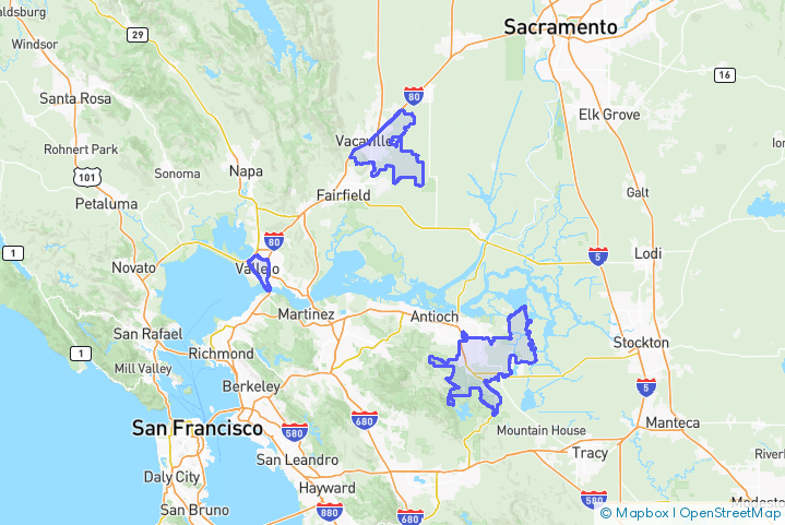 Service Area Map
