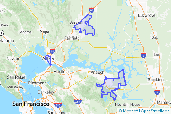 Service Area Map