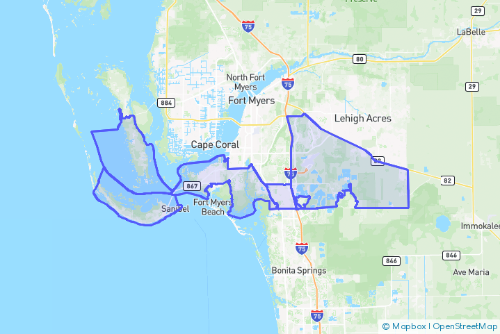Service Area Map