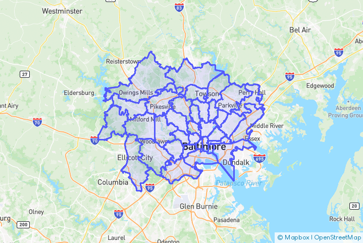 Service Area Map