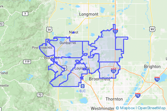 Service Area Map