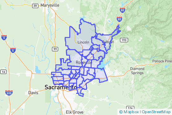 Service Area Map