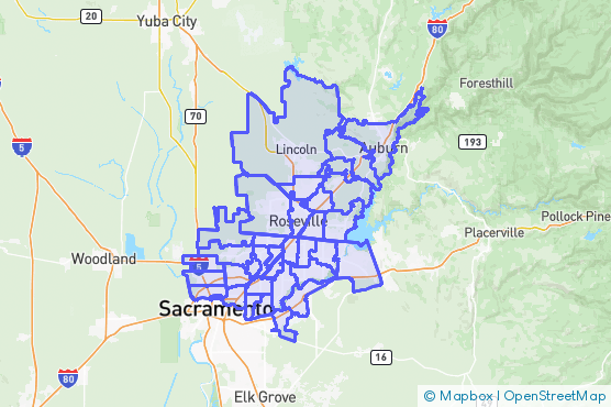 Service Area Map