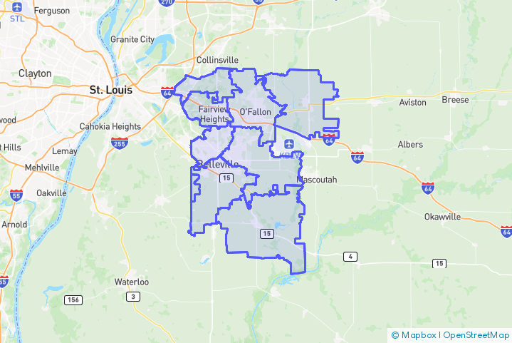 Service Area Map