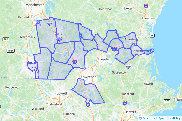 Service Area Map